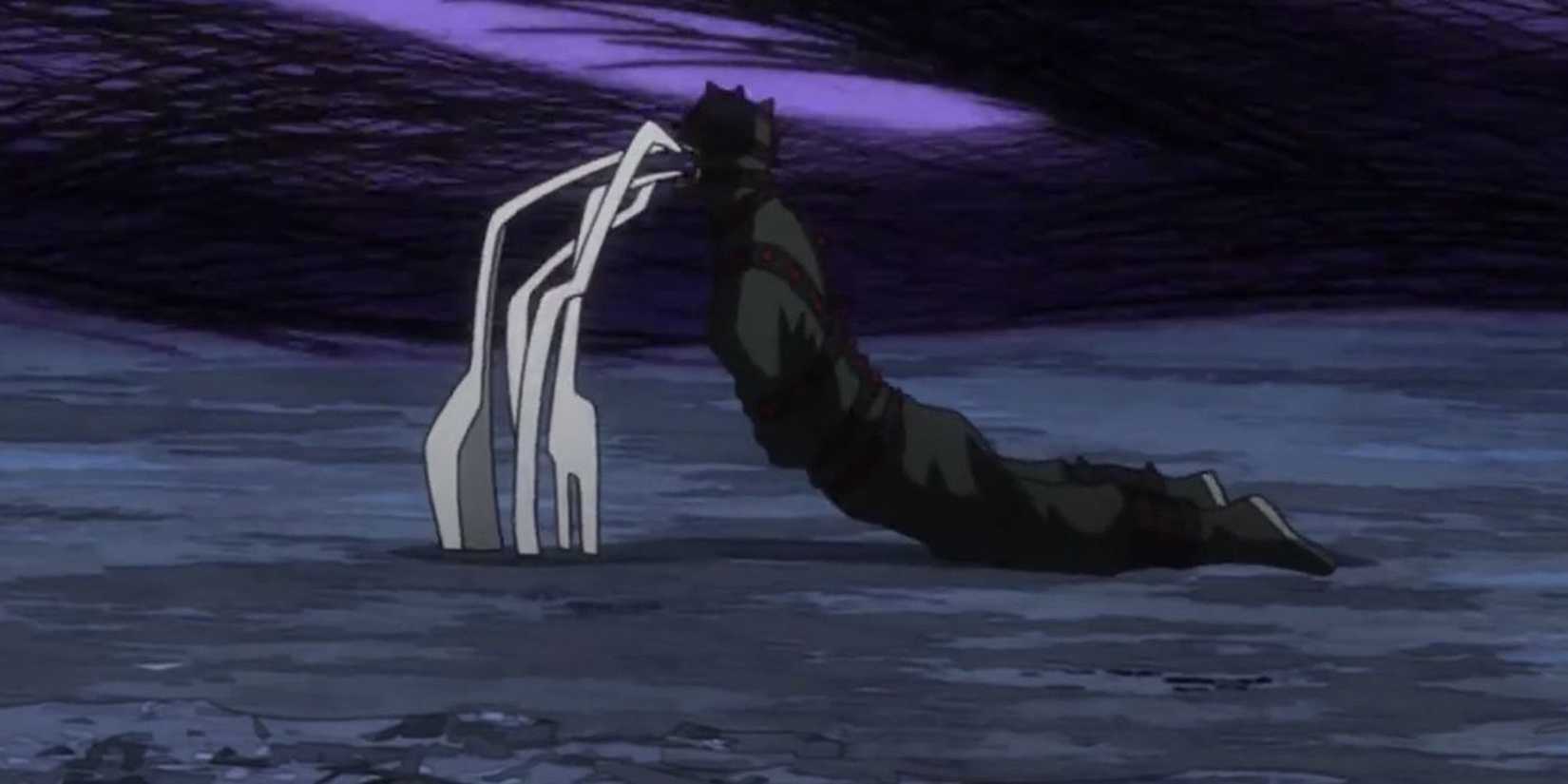 My Hero Academia - Moonfish Propping Himself Up With Quirk-Enhanced Teeth