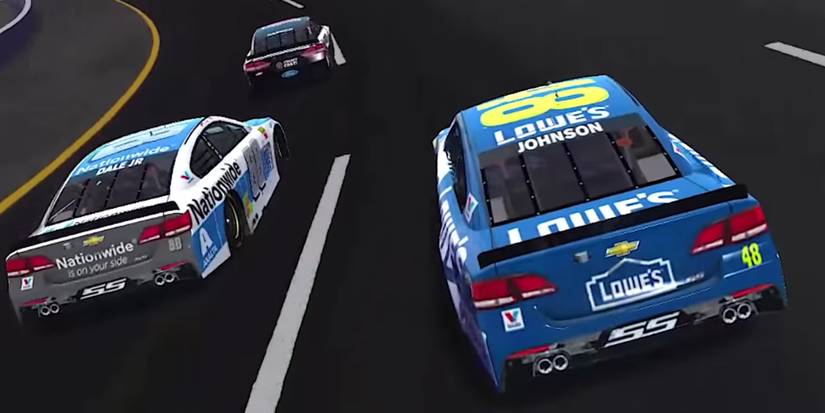 Player takes part in a rally race in an outstanding vehicle