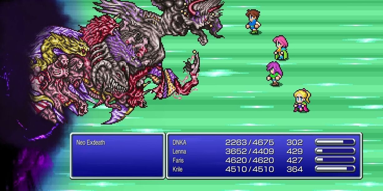 Neo Exdeath in Final Fantasy 5 Pixel Remaster