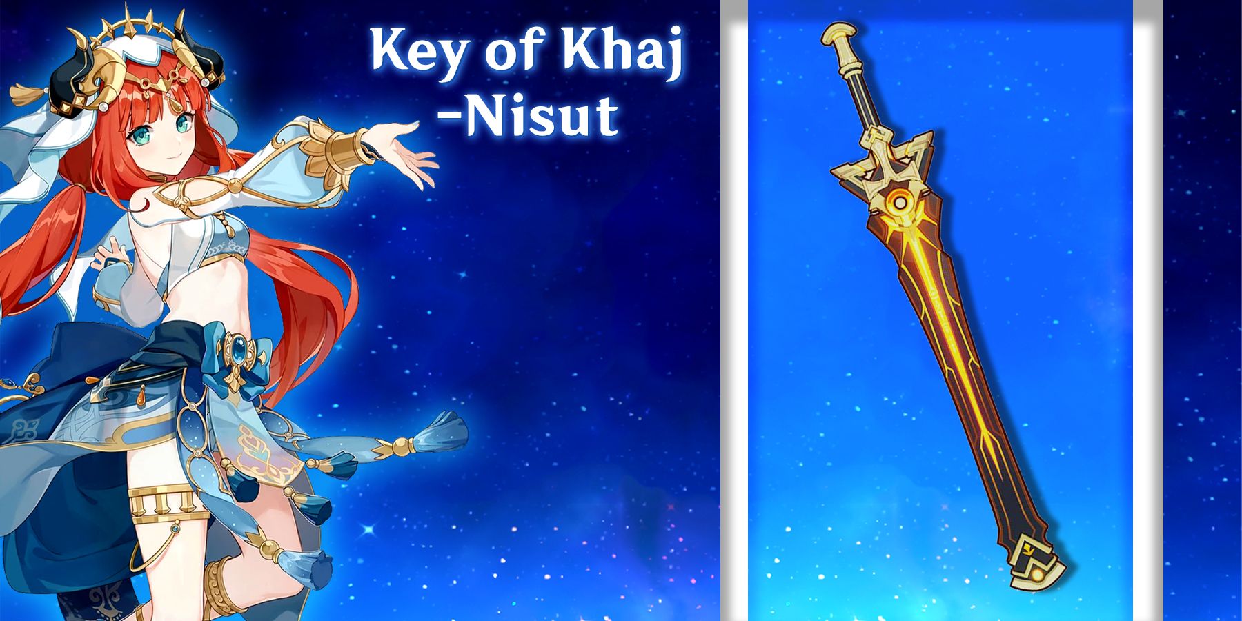 nilou and key of khaj nisut in genshin impact