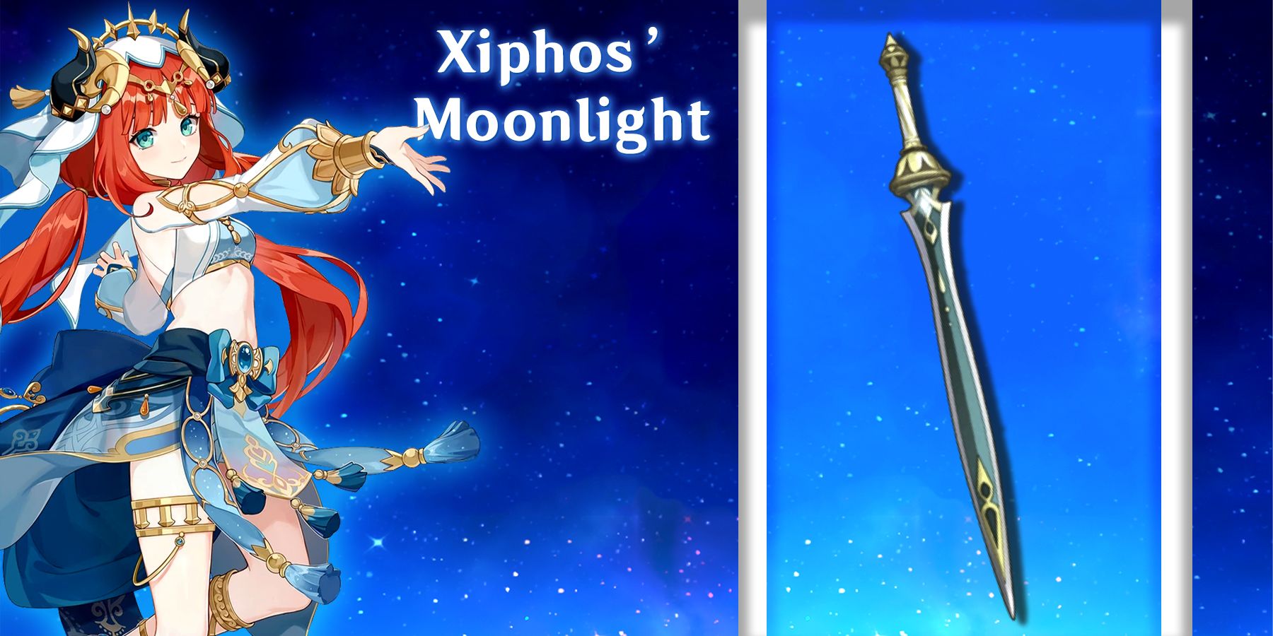 nilou and xiphos moonlight in genshin impact