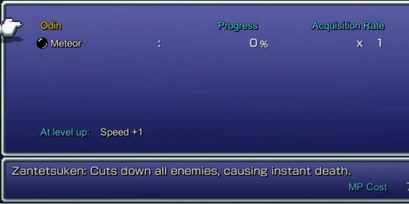 The Odin Esper in Final Fantasy 6