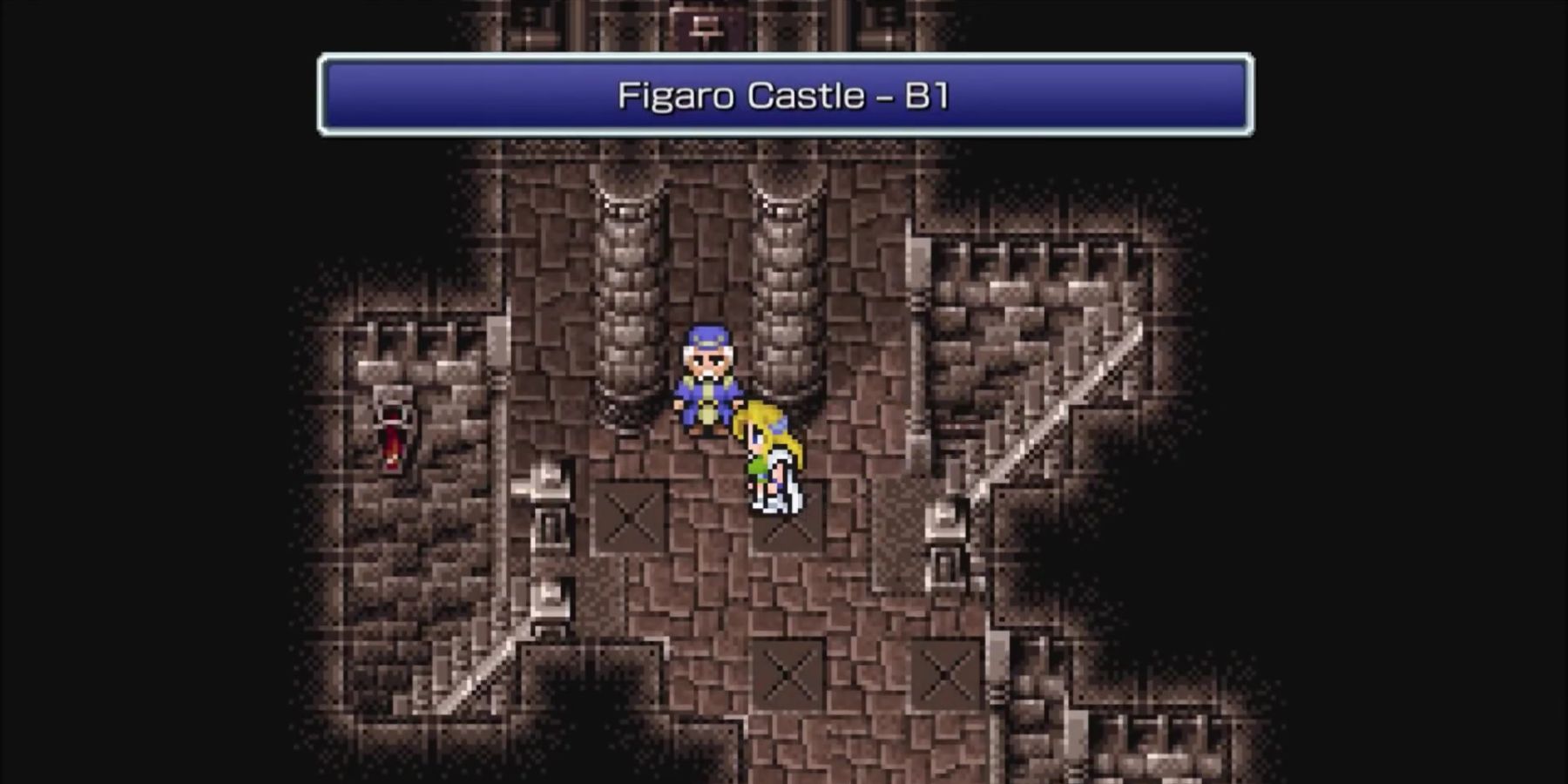 Celes in Figaro Castle in Final Fantasy 6