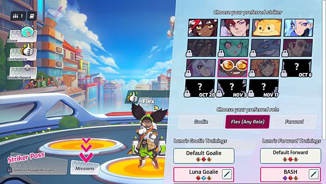 Omega Strikers Loudout Page