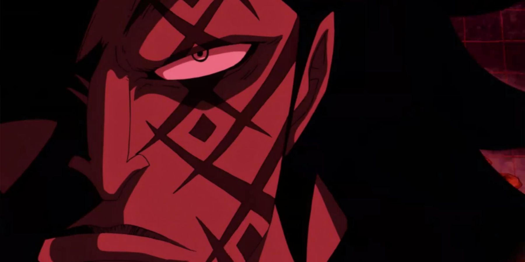 Lexica  Anime boy anime samurai warrior wearing kimono sun fire power burn  scars on his face red hair red eyes similas to tanjiro in the an