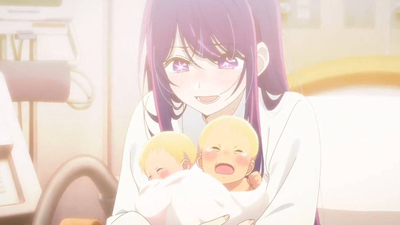 Oshi no Ko E1 Ai with her children