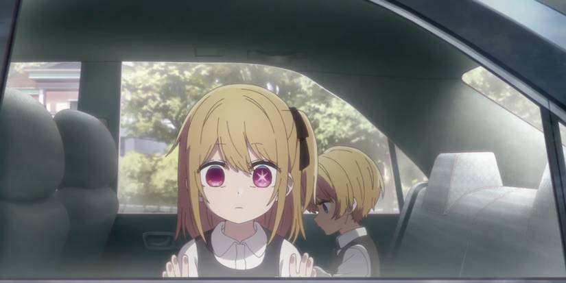 Oshi no Ko E1 Sad Aqua and Ruby