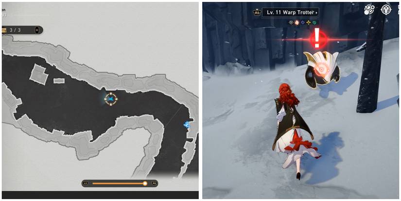 outlying snow plains warp trotter location in honkai star rail