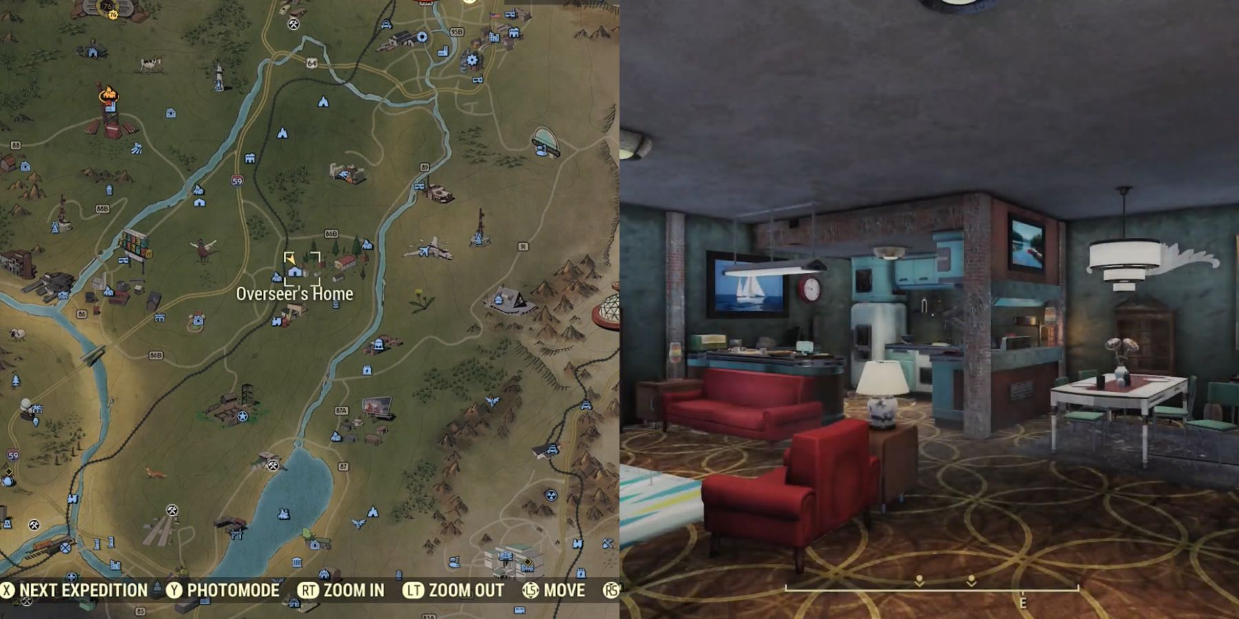 image showing overseer's house junk material farm location in fallout 76.