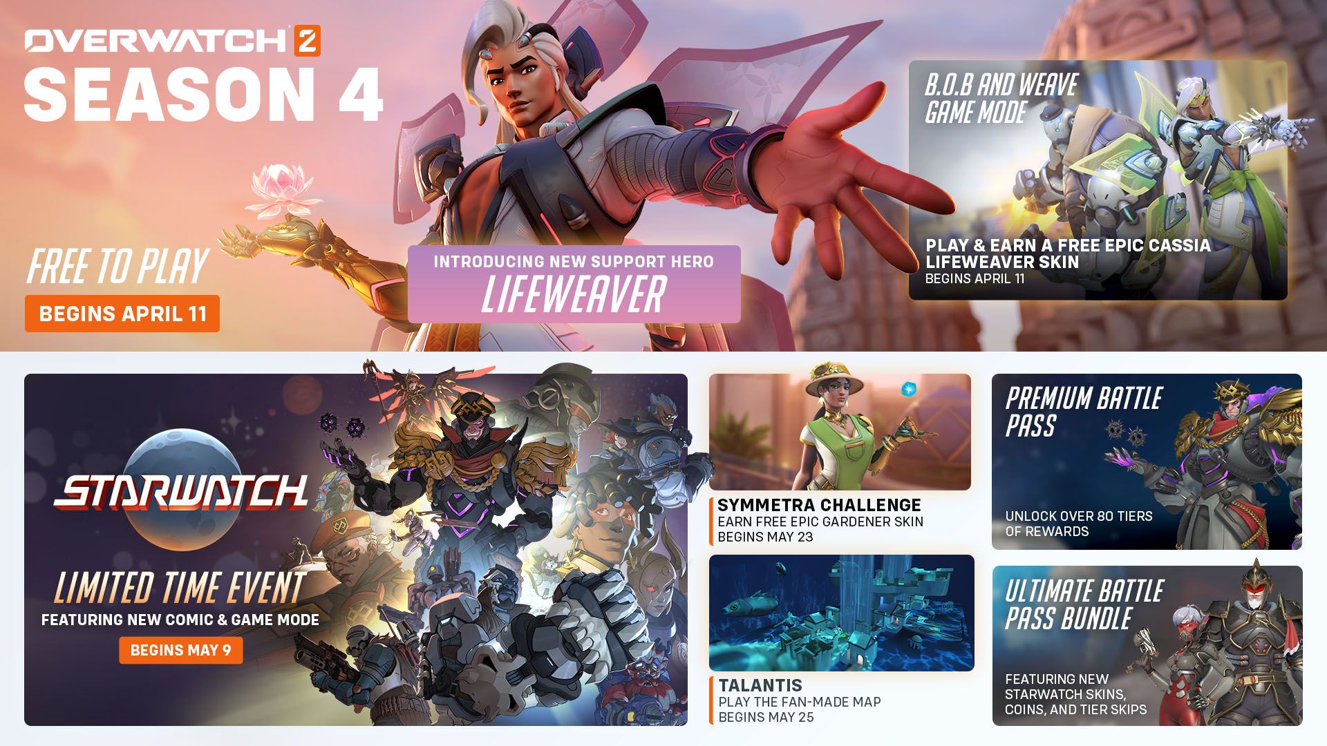 Overwatch 2 Season 4 Confirms Brigitte Rework, Hero Nerfs, Events, And More