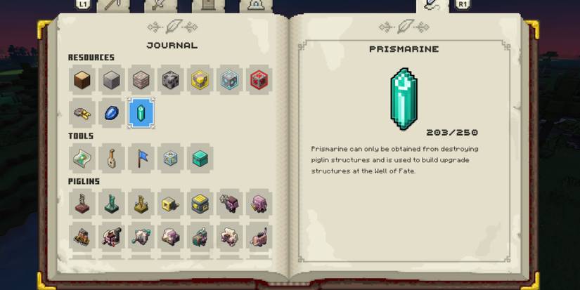 Prismarine in Minecraft Legends