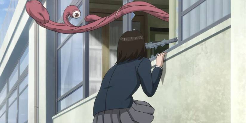 parasyte the maxim yuko escapes out window
