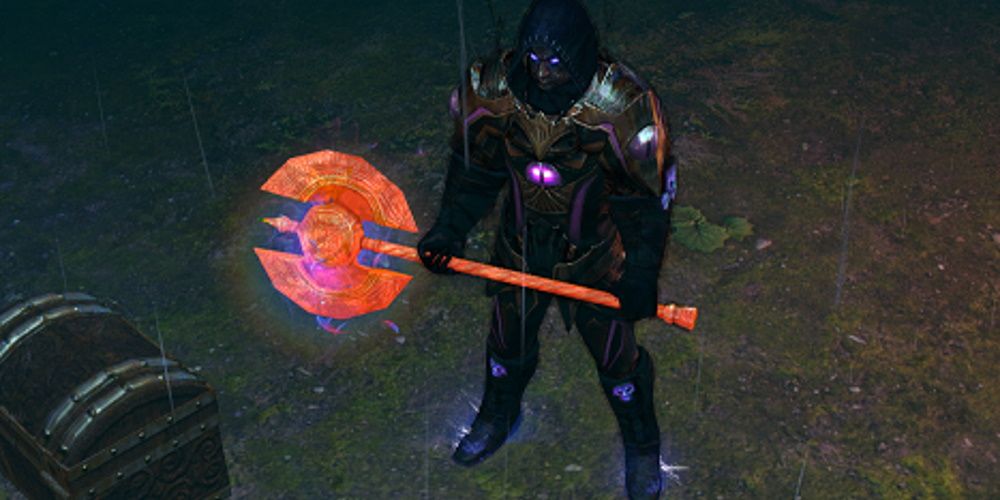 Path of Exile screenshot showing an axe