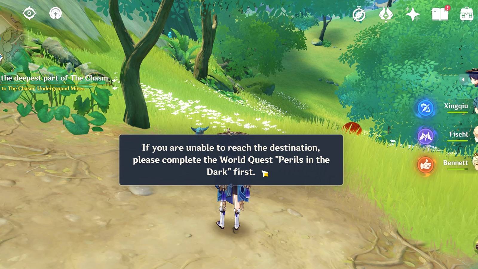 perlis in the dark quest in genshin impact