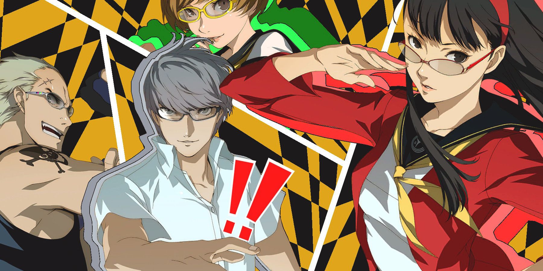 Persona 4 Golden all-out attack graphic