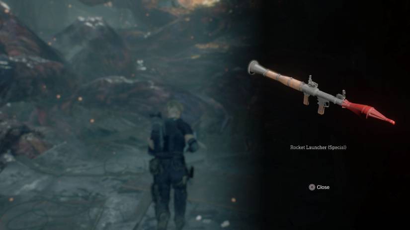 Resident Evil 4 Remake Saddler Rocket Launcher