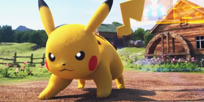 Pikachu in battle in Pokken Tournament