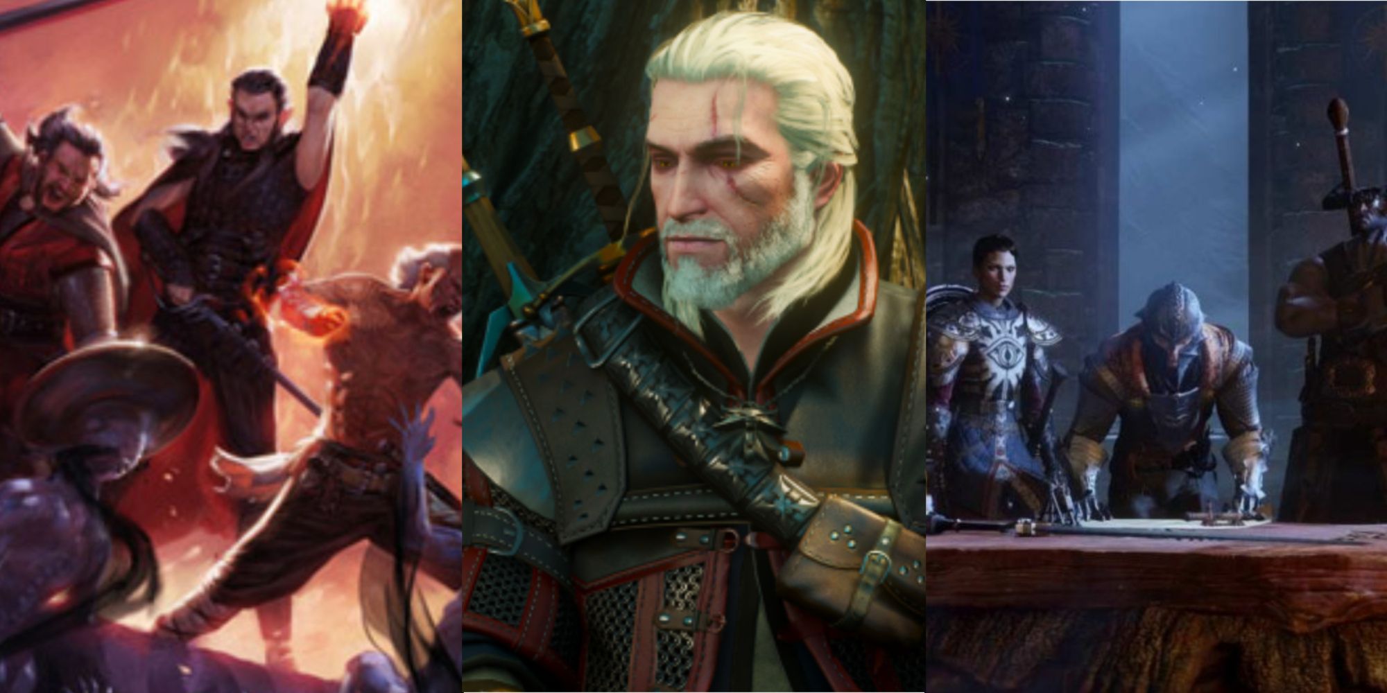 Pillars of Eternity, Witcher 3, Dragon Age Inquisition