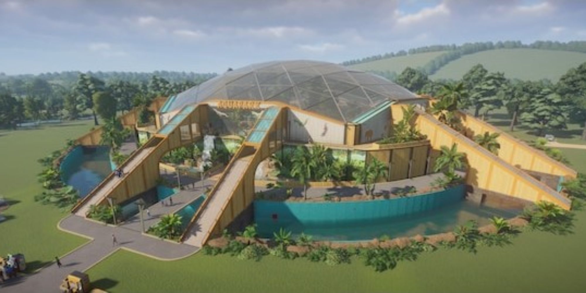 Planet Zoo Aquapark Dome Blueprint