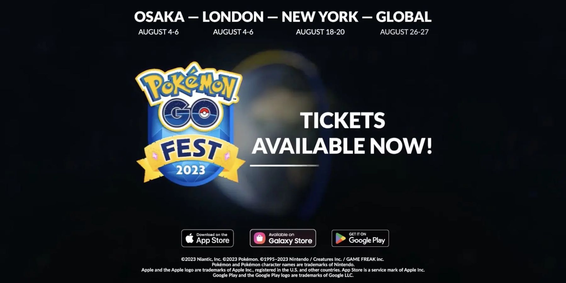 Pokemon GO Fest 2023 Locations, Dates, and Ticket Prices