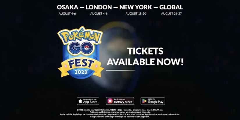 Pokemon GO Fest 2023 Tickets Available