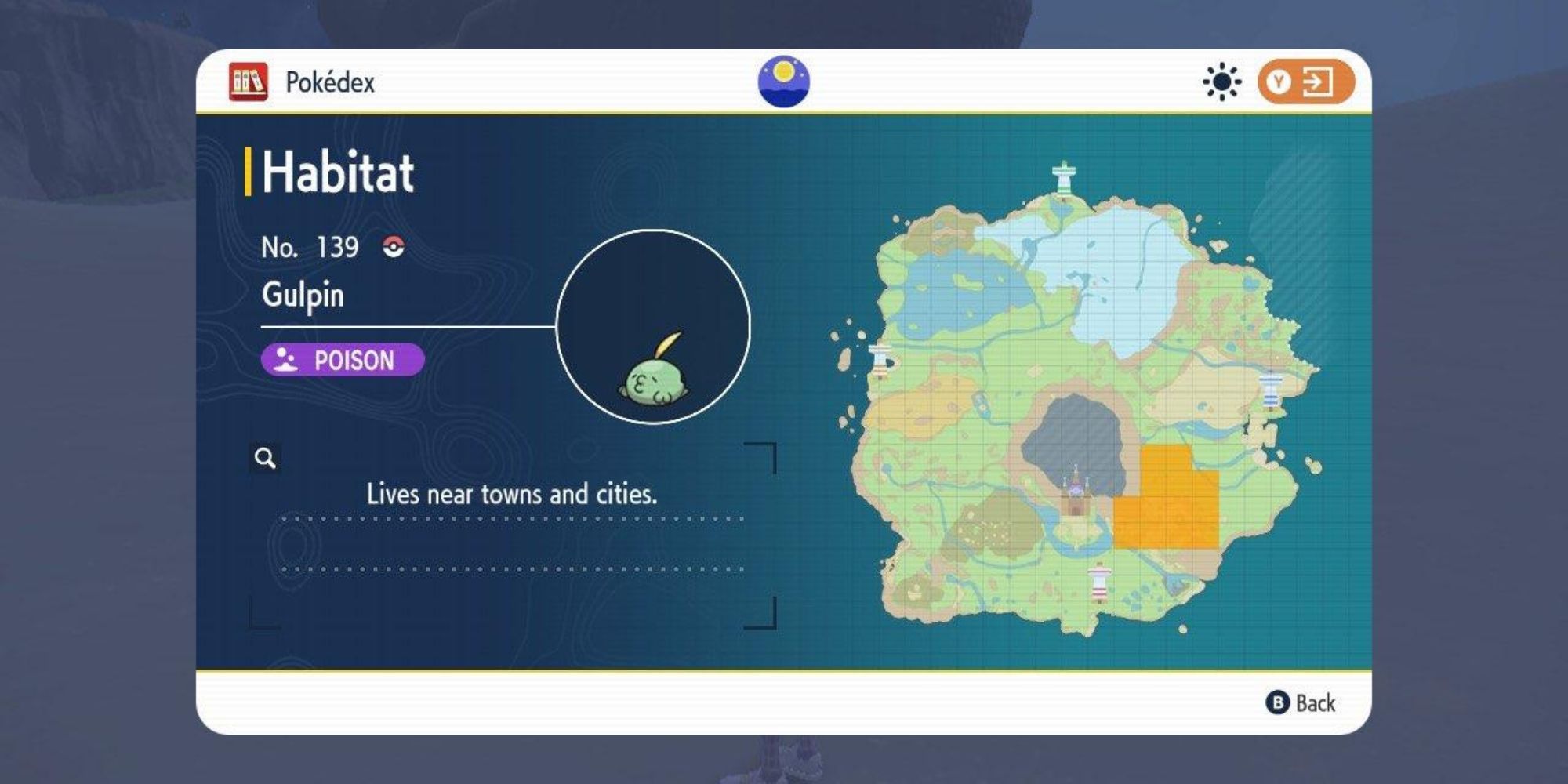 pokemon scarlet violet location gulpin