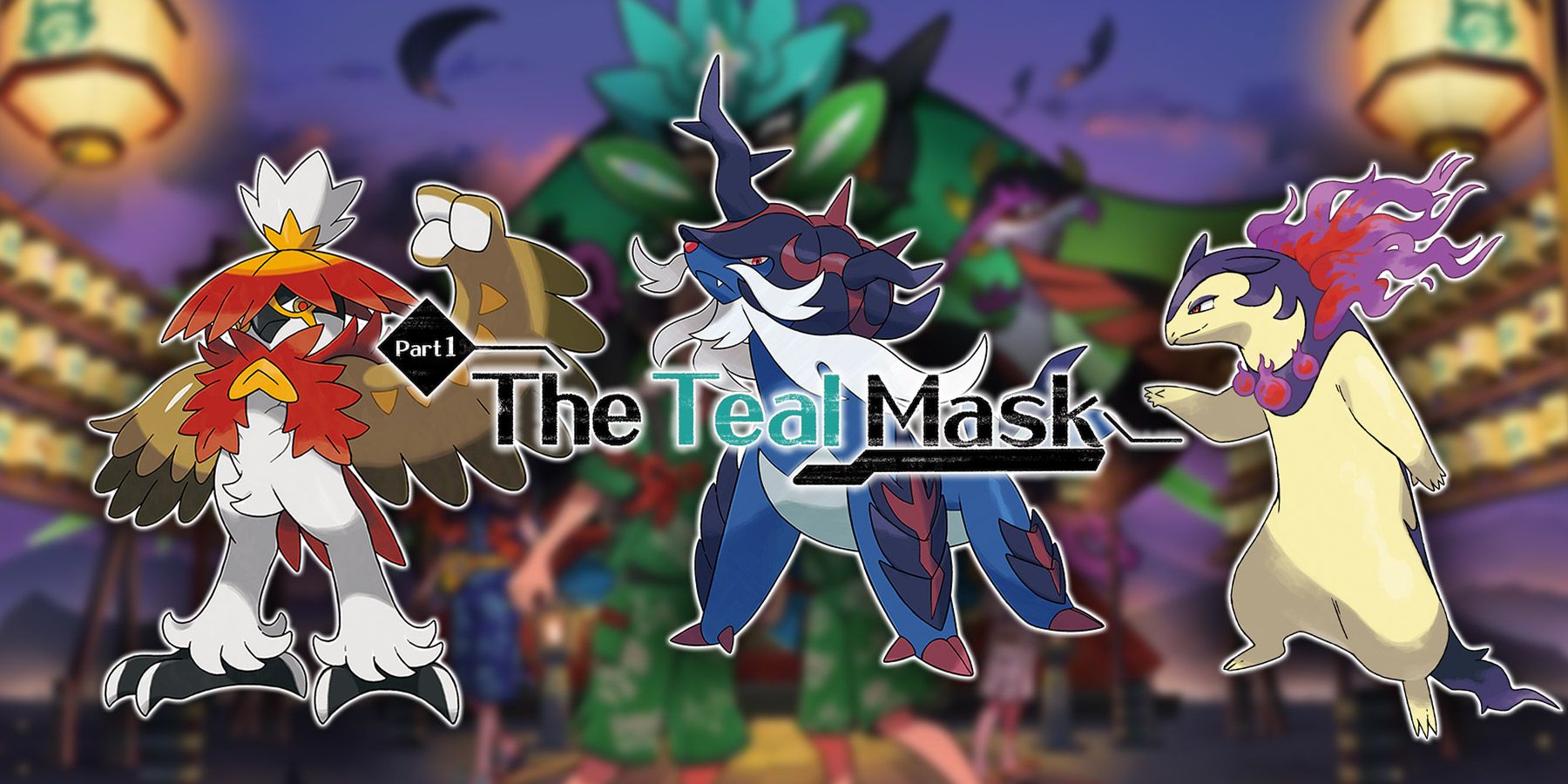 All new Pokémon in The Teal Mask DLC