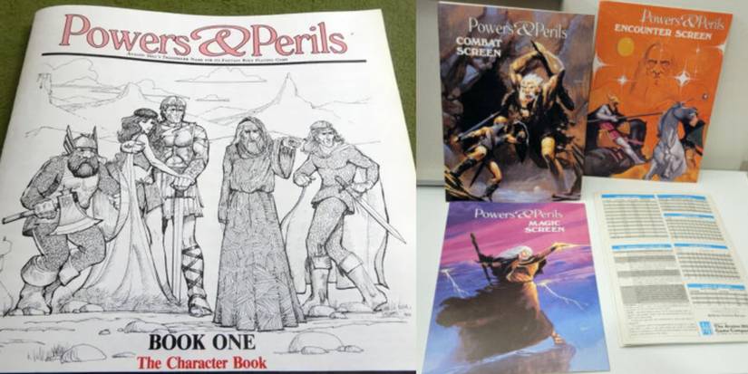 Powers & Perils split image resource books