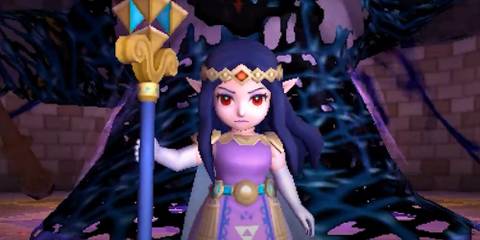 Princess Hilda confronting Link