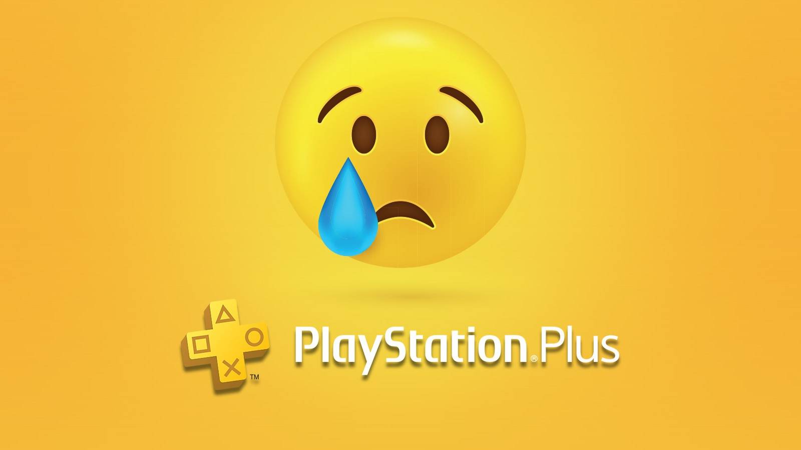 ps plus crying emoji