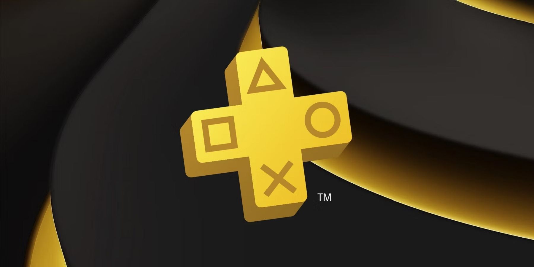 ps plus logo black background