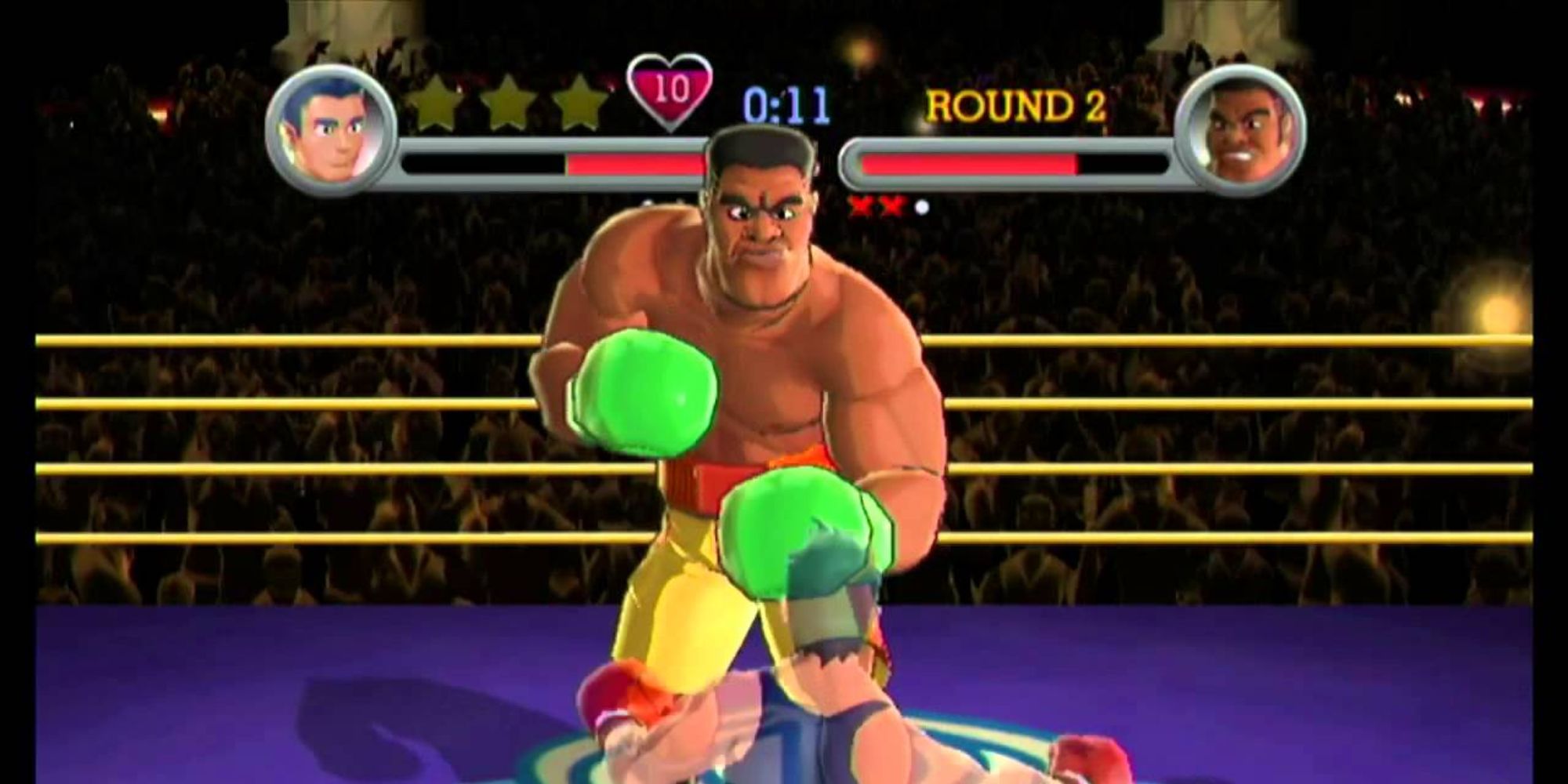 Little Mac facing Mr. Sandman in Punch-Out