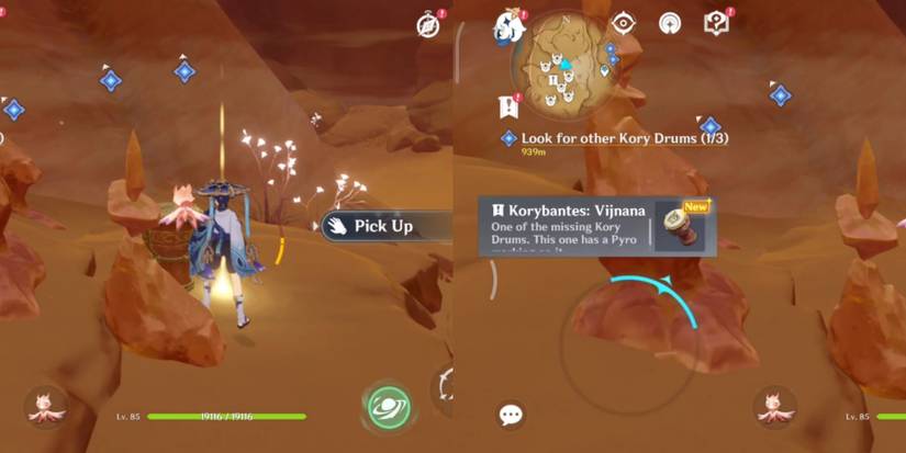 pyro Kory drum in Genshin Impact 