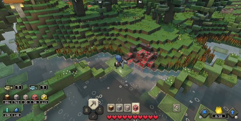 Finding Redstone in Minecraft Legends