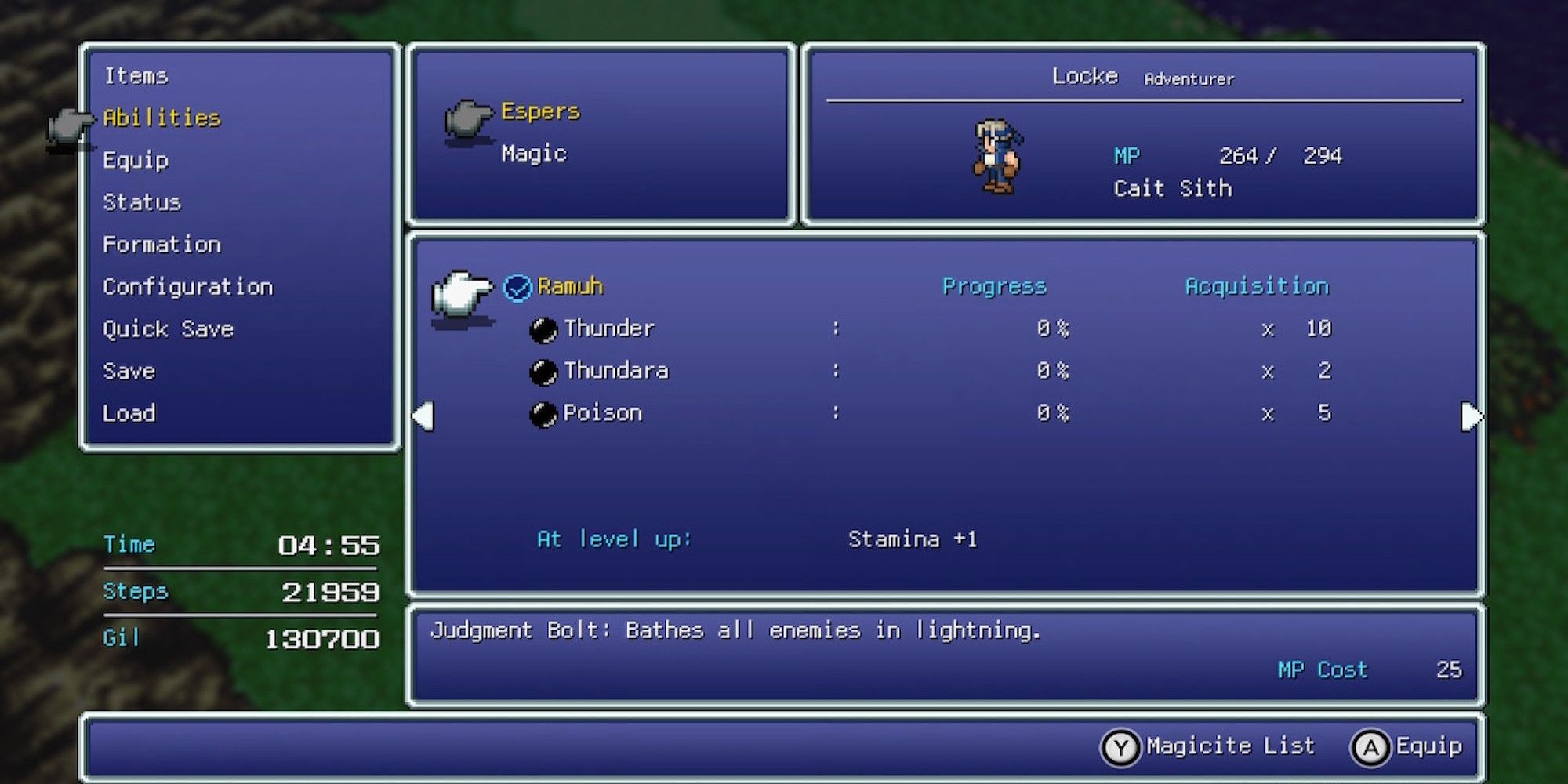 Ramuh Esper in Final Fantasy 6