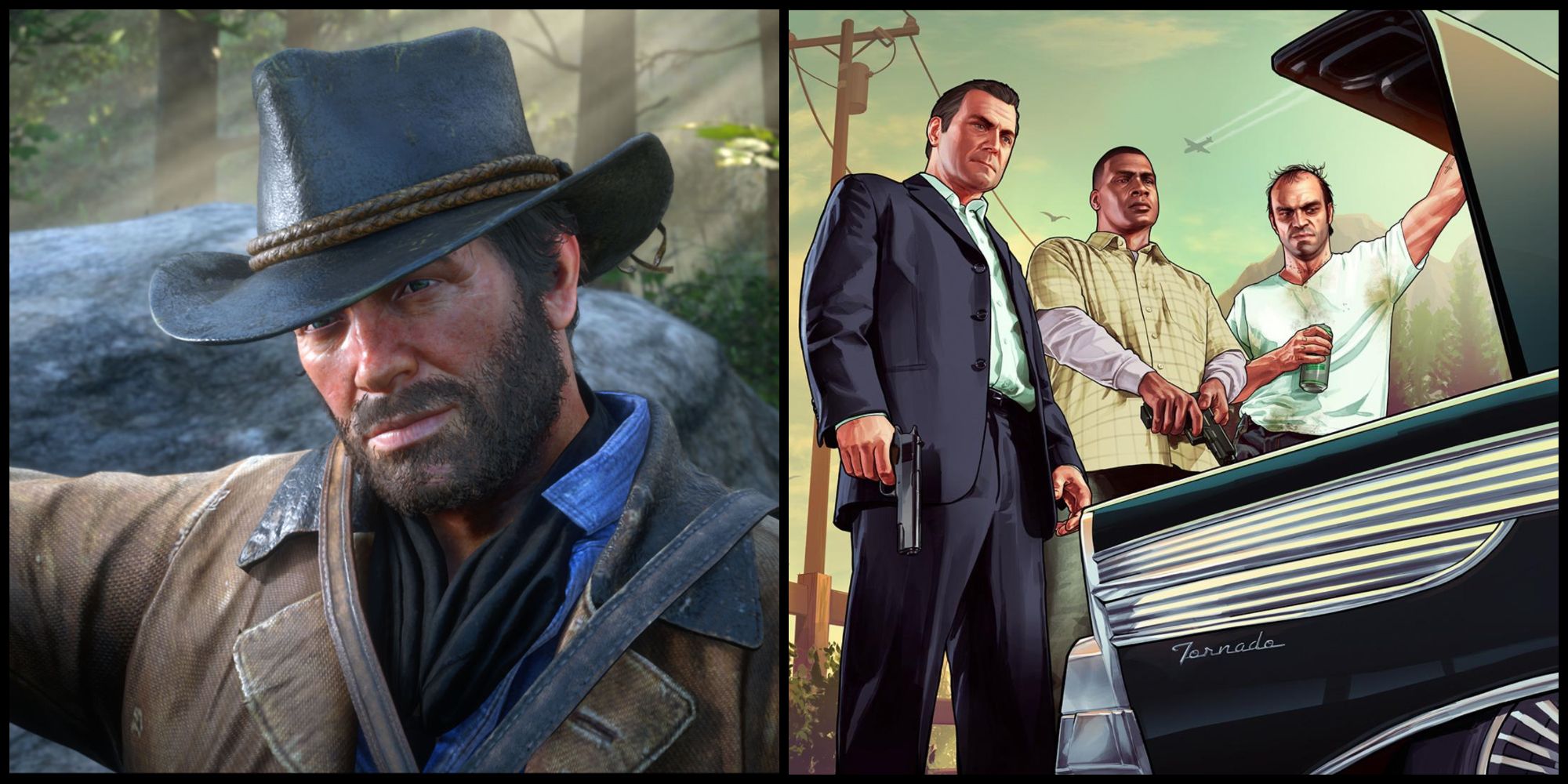 RDR2 vs. GTA5 Characters