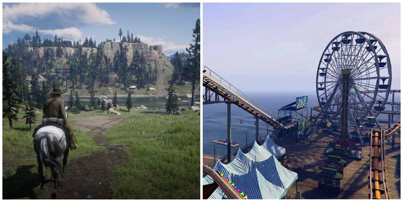 RDR2 vs. GTA5 Different Environments