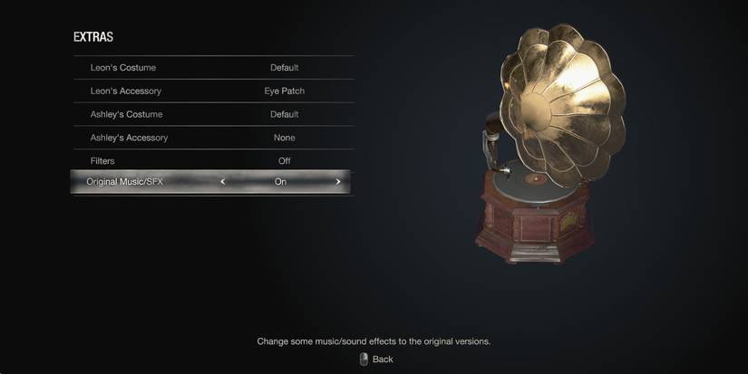 RE4 Remake Original Soundtrack Option Cropped