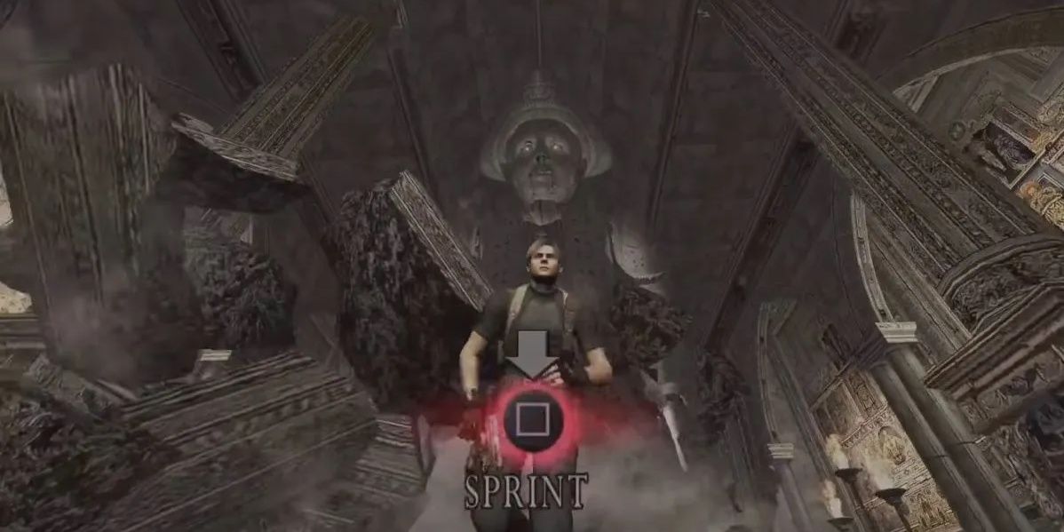 RE4 Replayable Features- Setpieces Salazar Statue