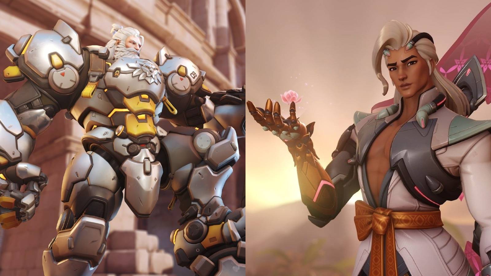 Reinhardt and Lifeweaver in Overwatch 2 Combo Play