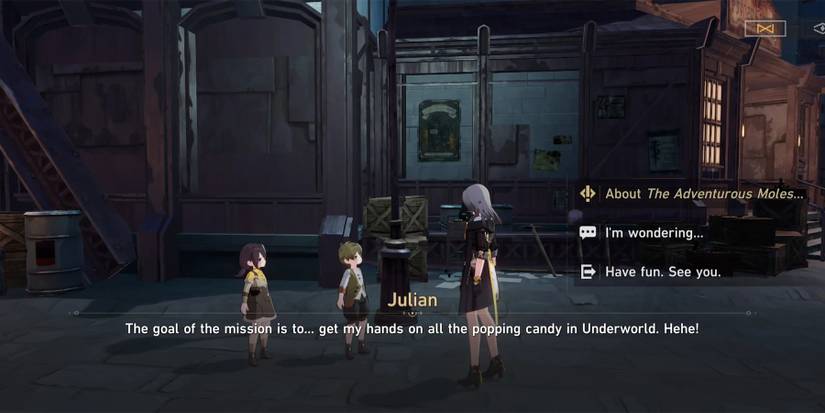 reporting back to julian in honkai star rail