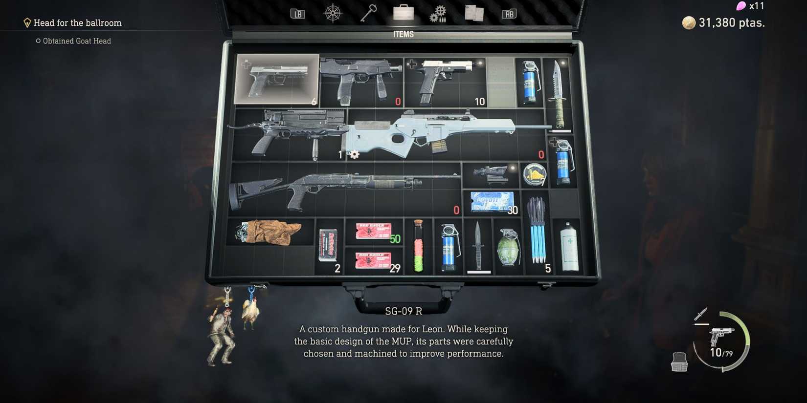 Resident Evil 4 remake charms