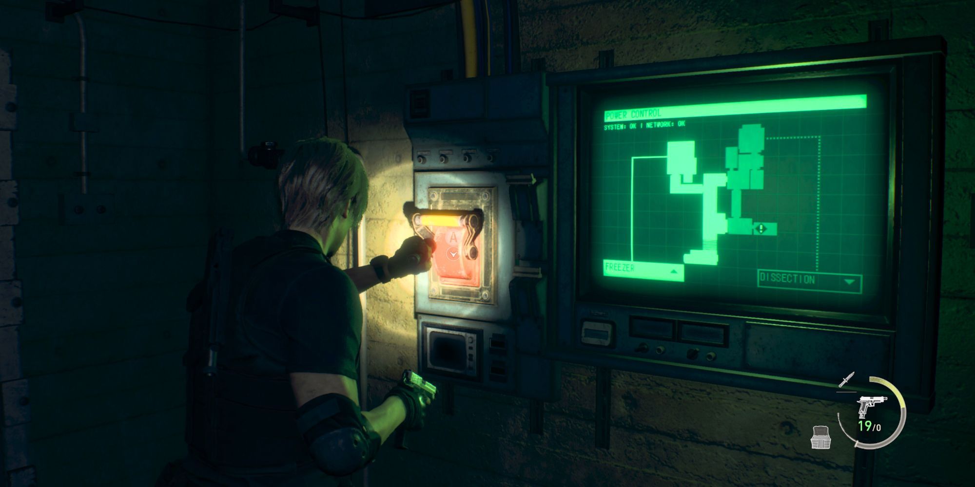 resident evil 4 remake freezer power puzzle