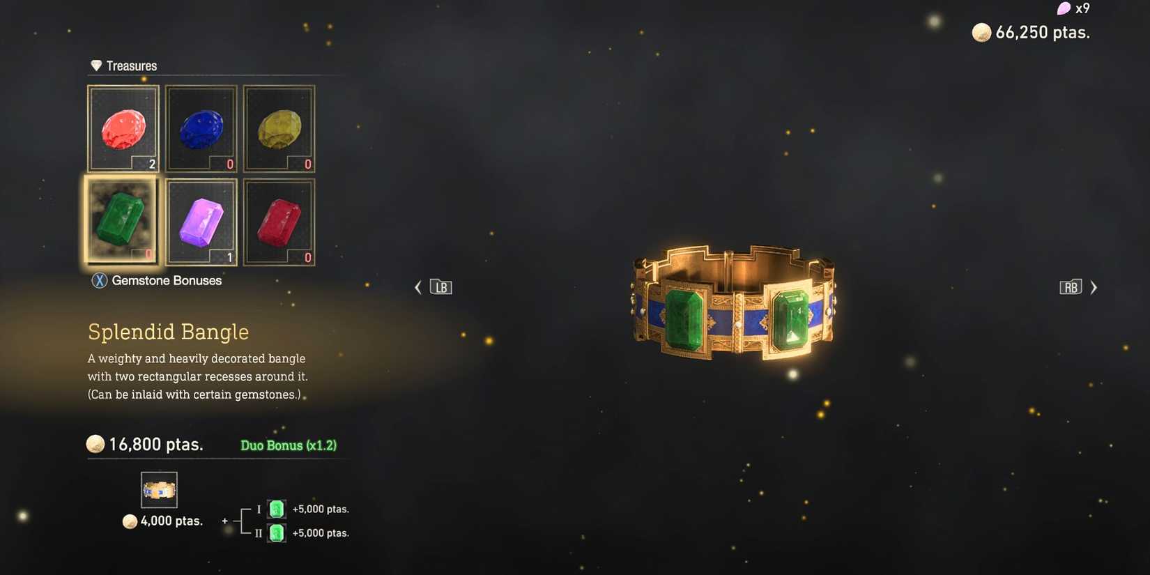 Resident Evil 4 remake gemstone bonus splendid bangle