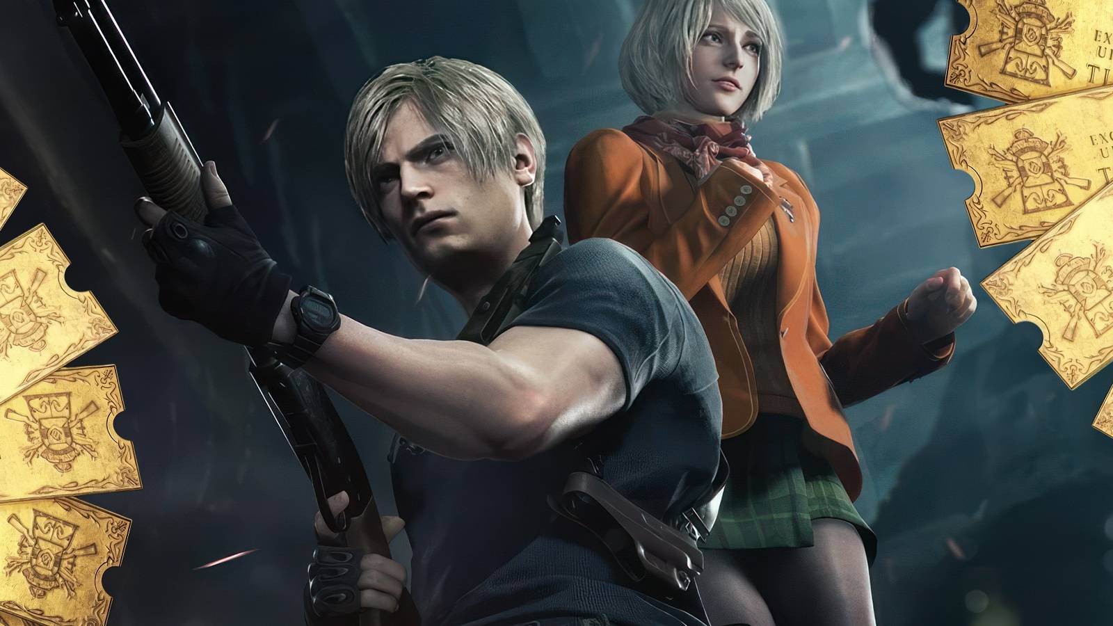 resident evil 4 remake leon ashley tickets