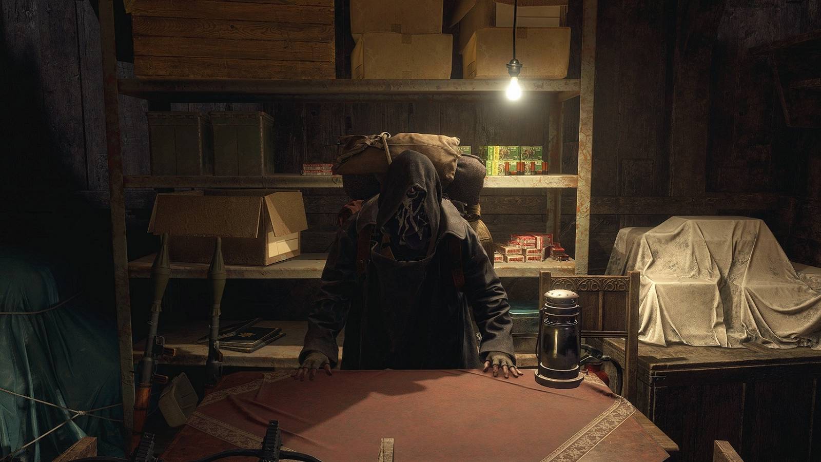 The Merchant NPC from the remake of Resident Evil 4.