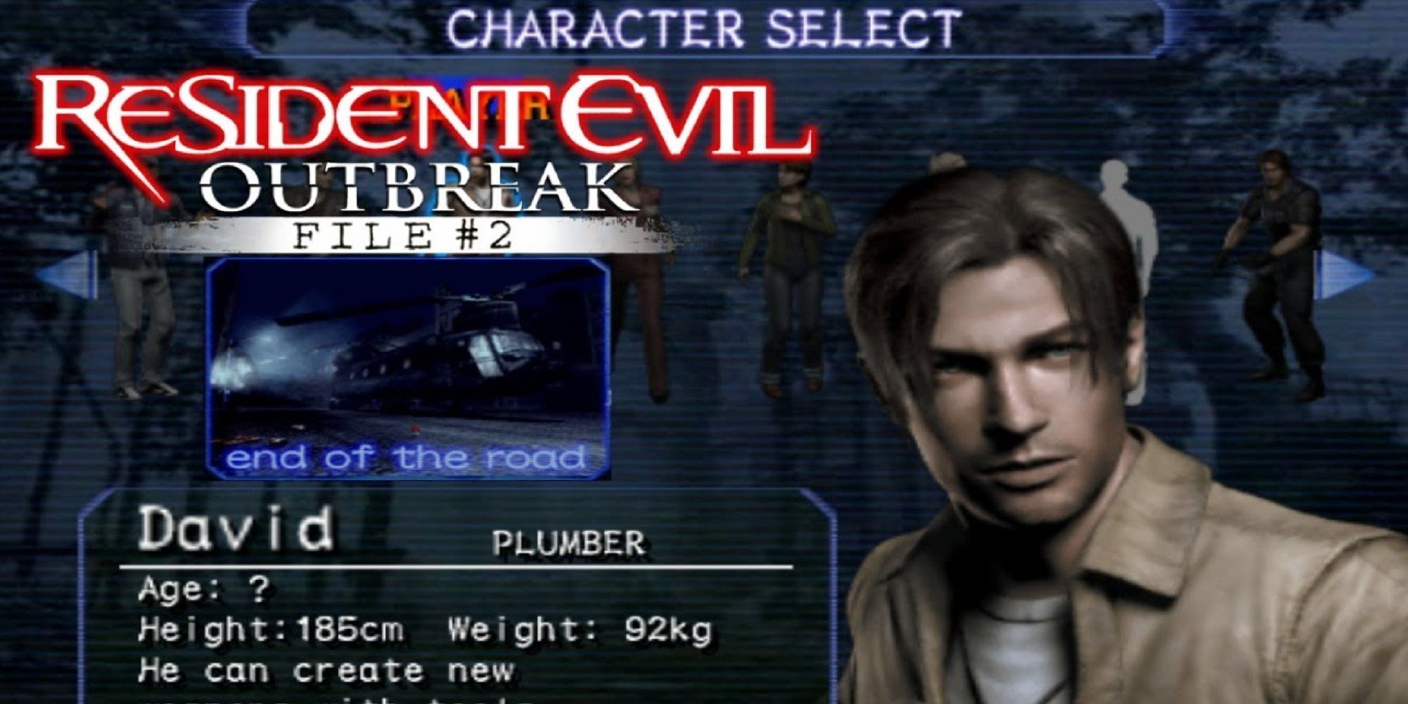 Resident Evil Outbreak David