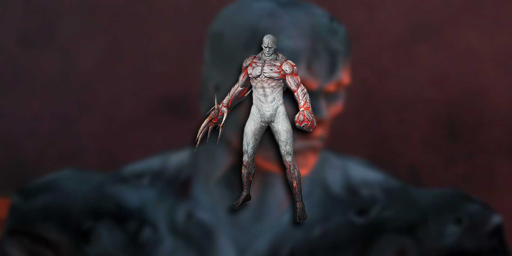 Resident Evil  - PNG Of T-078 On Top Of Image Of It Close Up