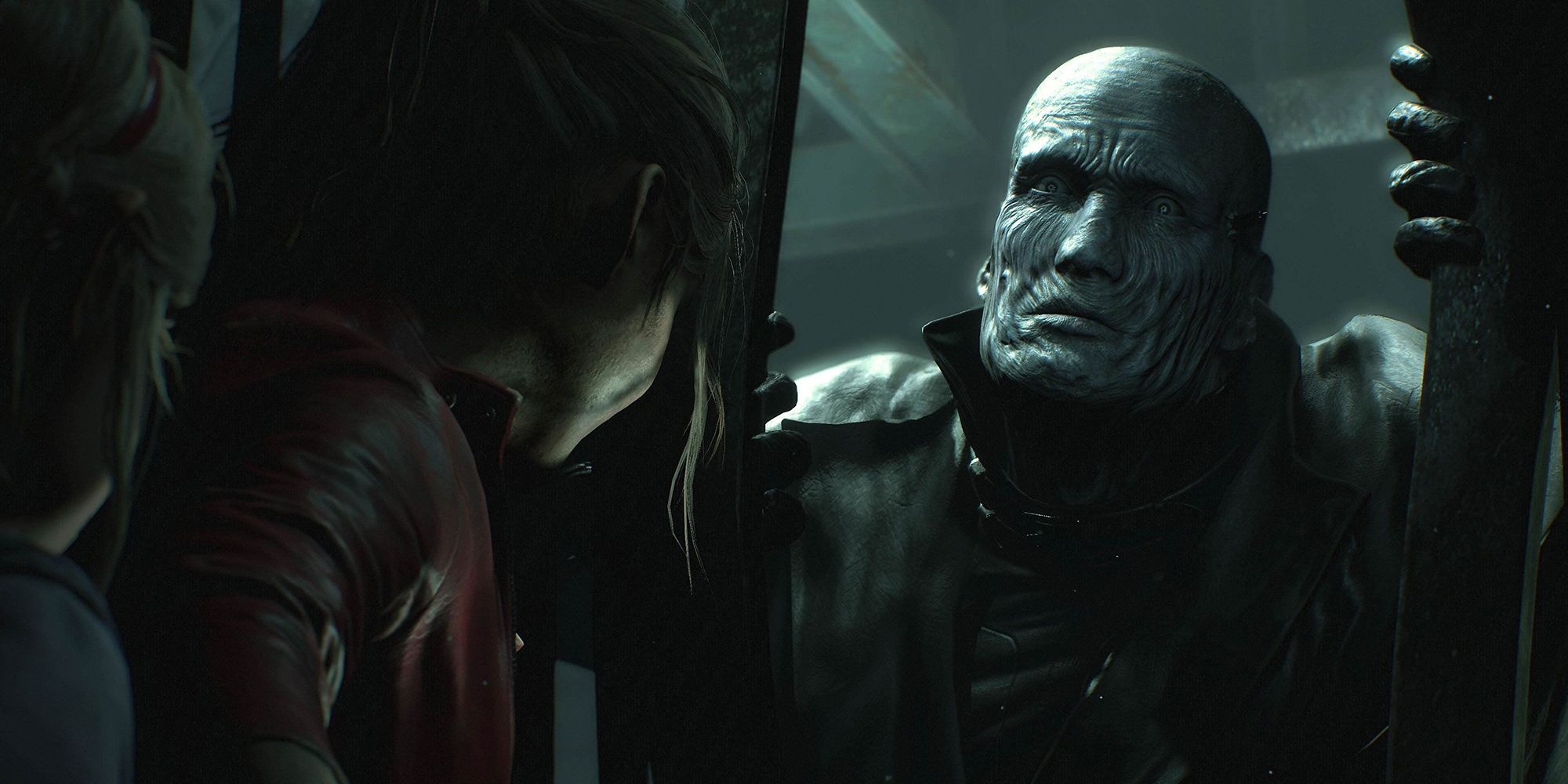 Resident Evil - Terrifying Close Up On Mr X Face In RE2 Remaster