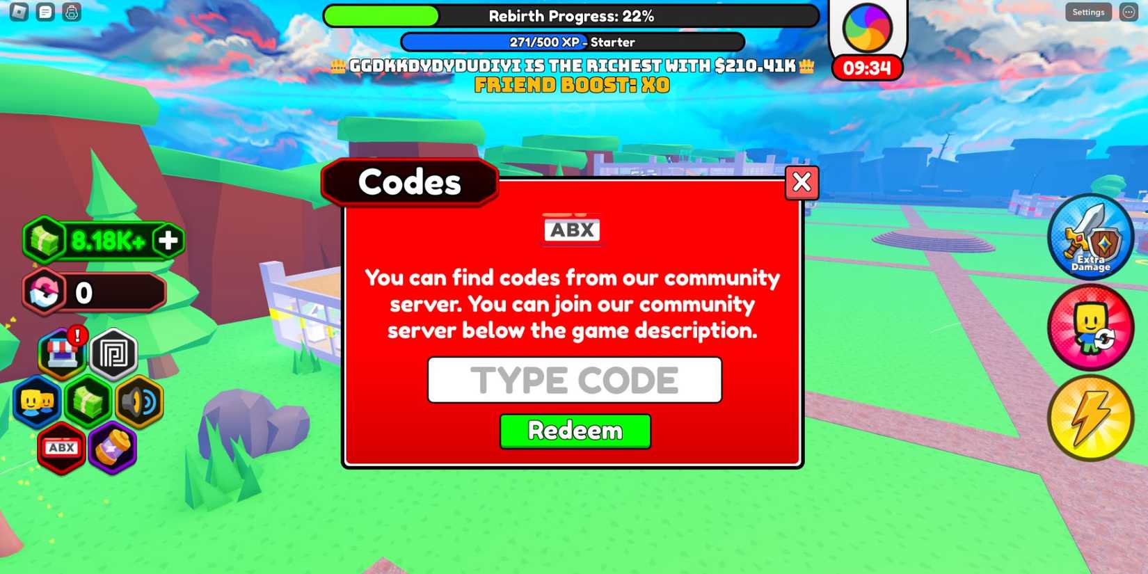 Roblox: Anime Power Tycoon Codes